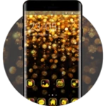 golden glitter bling diamond theme 2019 android application logo